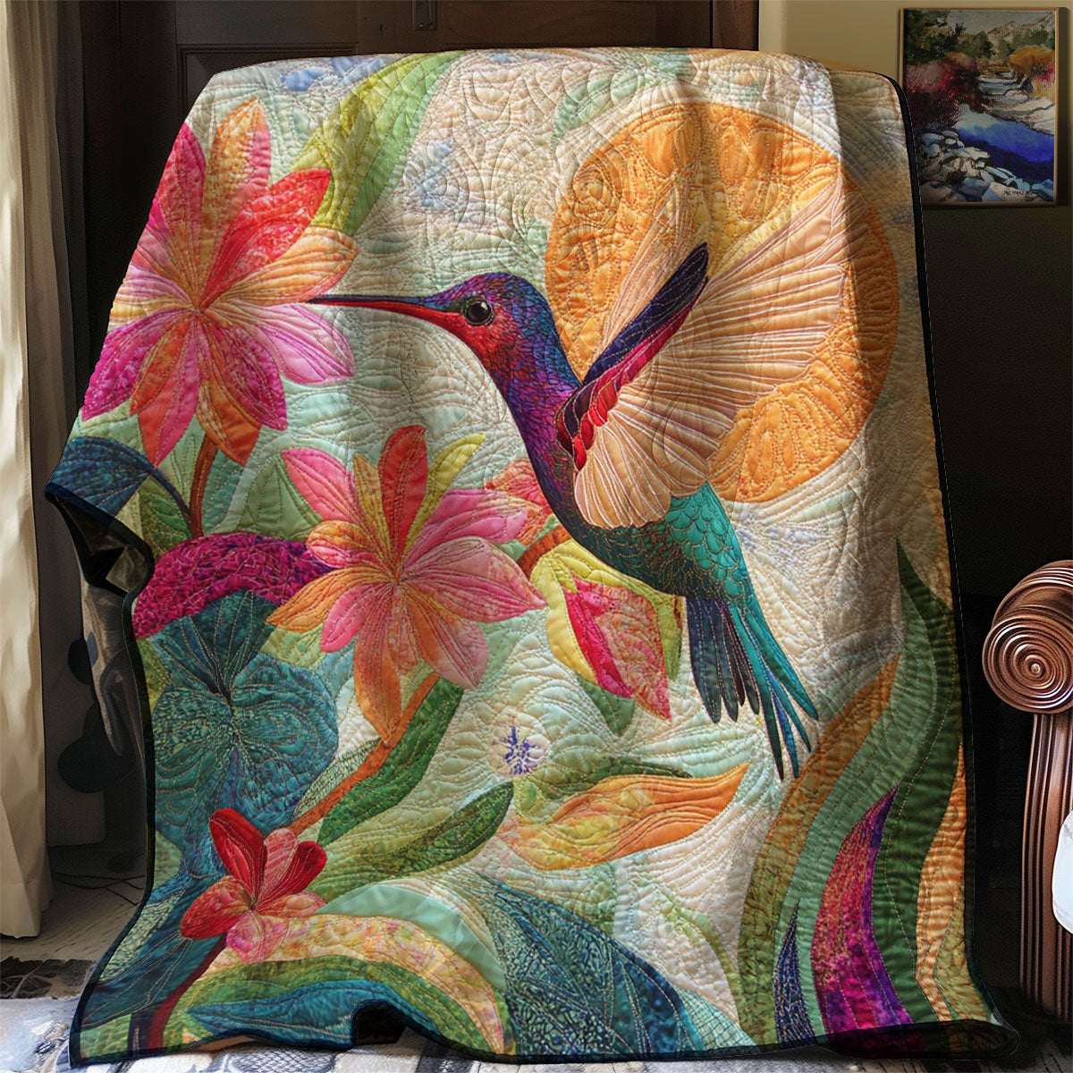 Morning Hummingbird WM0508029CL Quilt