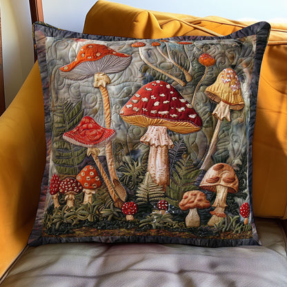 Mushroom Garden WN3007072CL Quilt Pillow Case