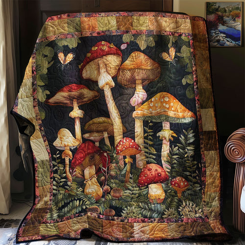 Mushroom Wonderland WN3007019CL Quilt