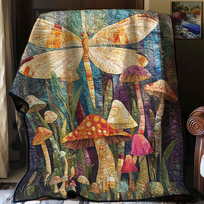 Mushrooms Dragonfly WM3107002CL Quilt