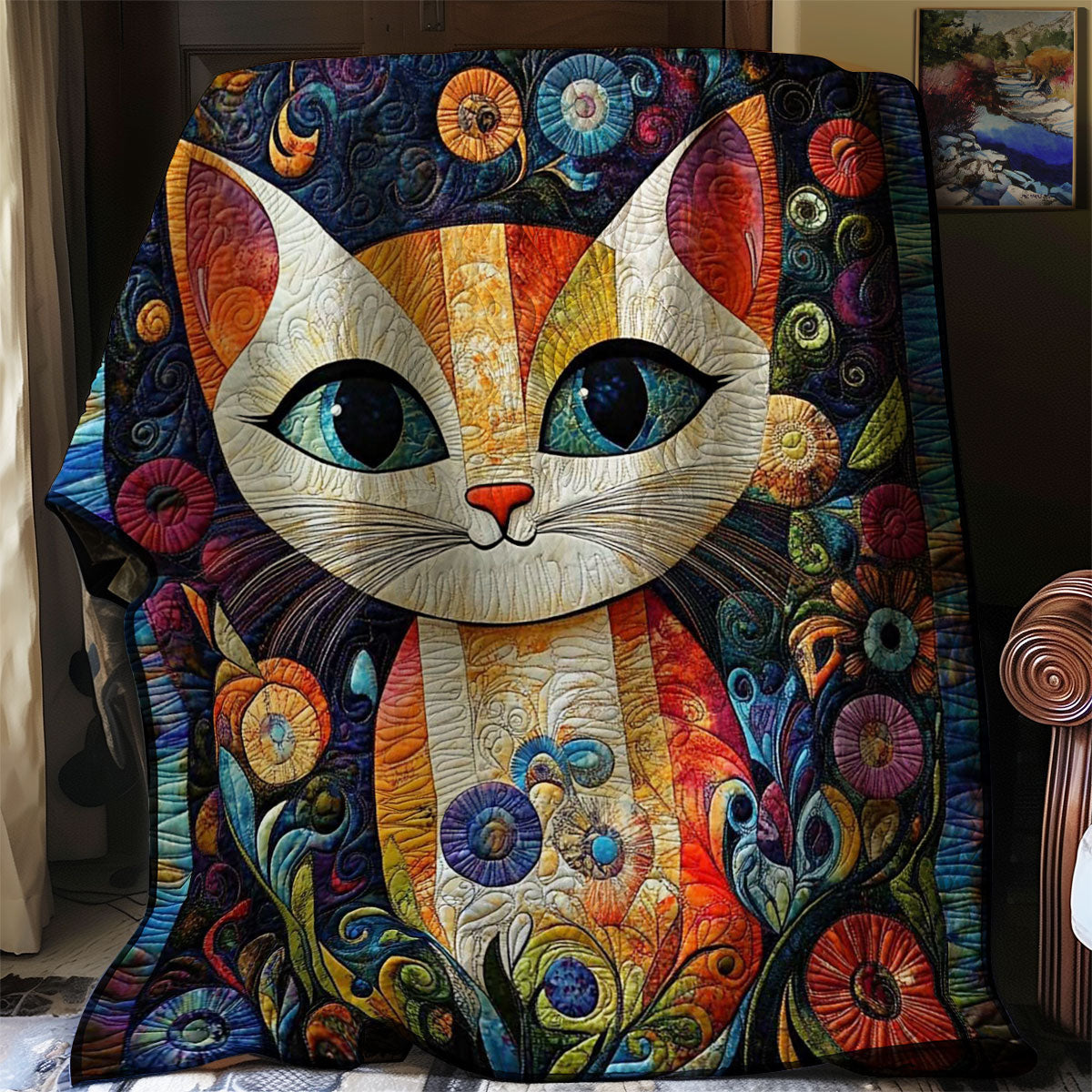 Mystic Cat WN0708026CL Quilt