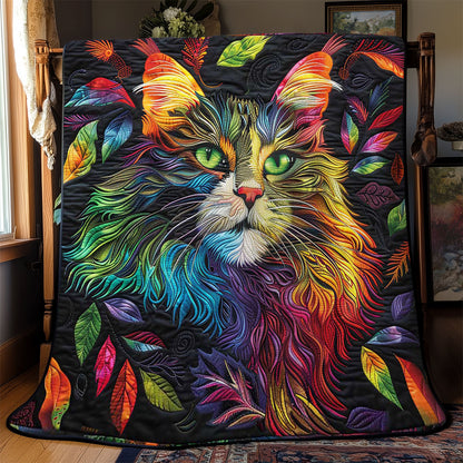 Mystic Colorful Cat WN2808044CL Quilt