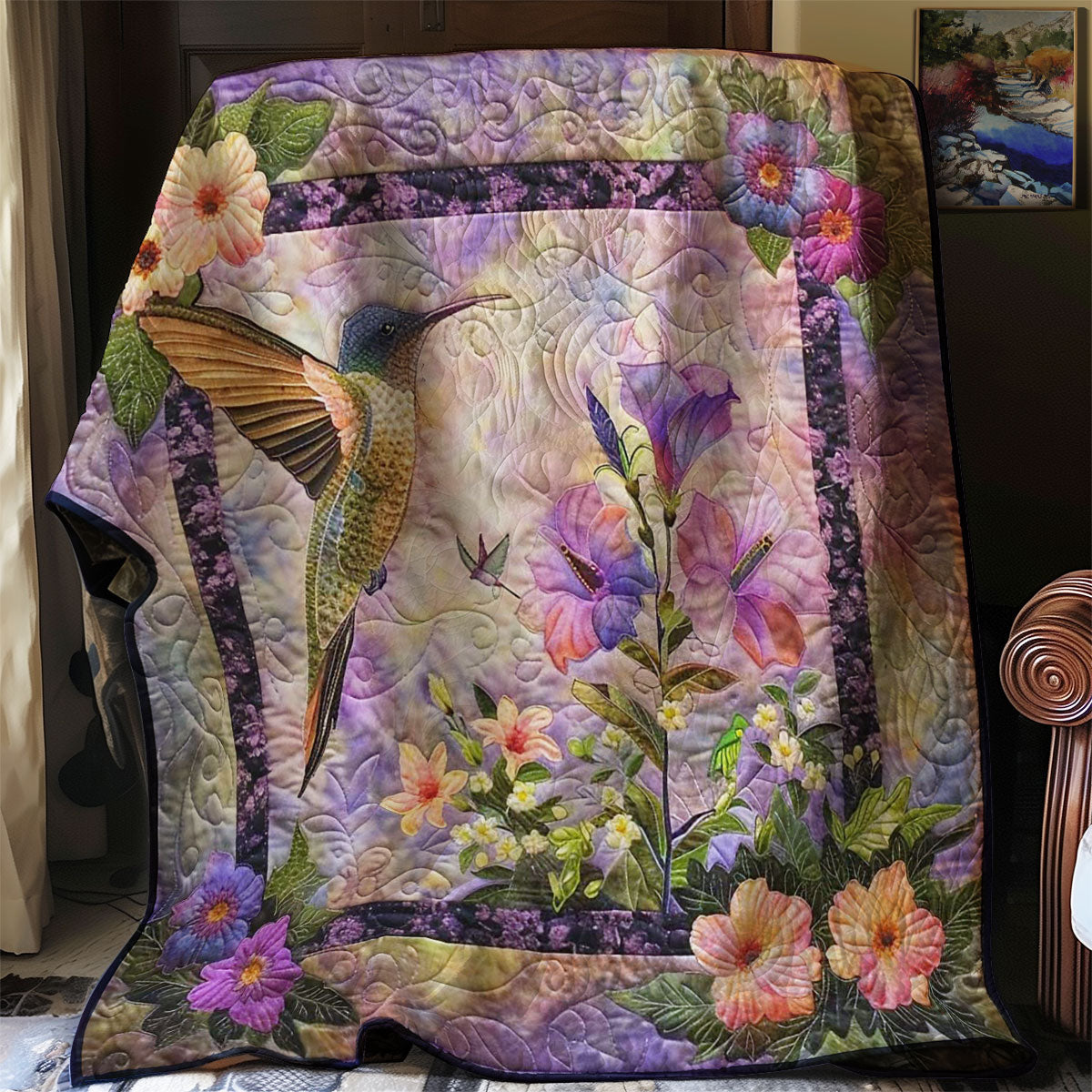 Mystic Hummingbird WN0908127CL Quilt