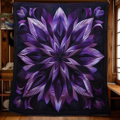 Mystic Purple Flower SR1608018CL Quilt