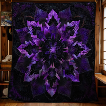 Mystic Purple Flower SR1608043CL Quilt