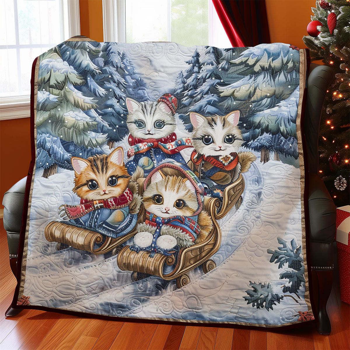 Naughty Cat SR1908041CL Quilt