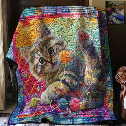 Naughty Colorful Kitty WM0509001CL Quilt