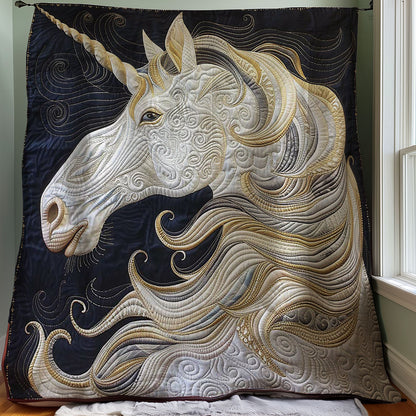 Navy Unicorn WM2907001CL Quilt