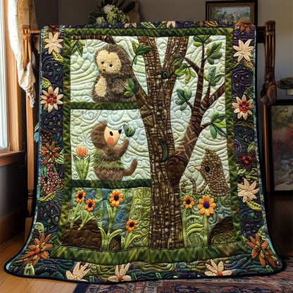 Nestled Hedgehogs WN2208098CL Quilt