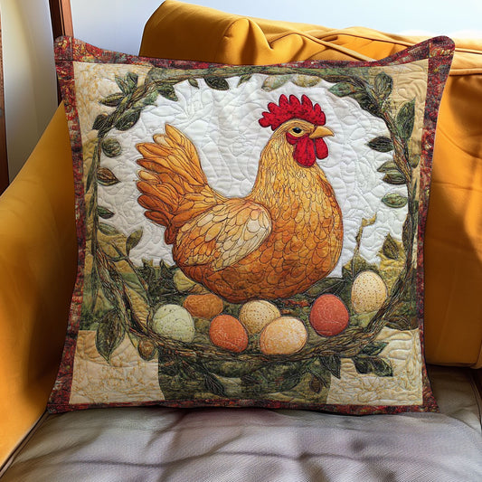 Nestled Hen WN0208086CL Quilt Pillow Case