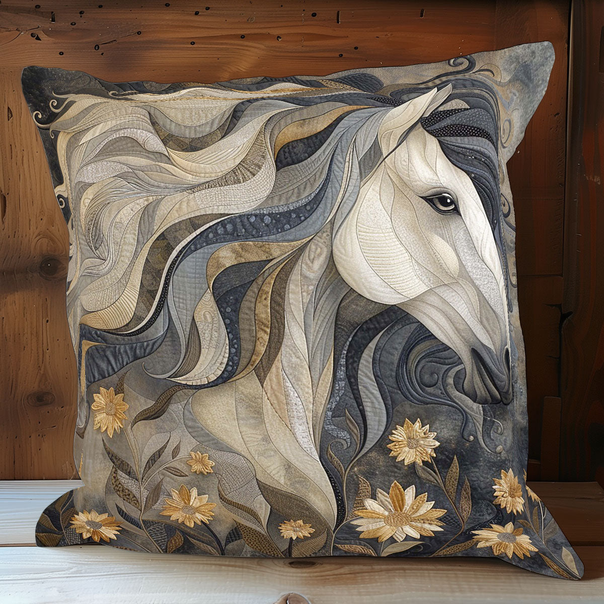 Night Horse WM0808024CL Quilt Pillow Case