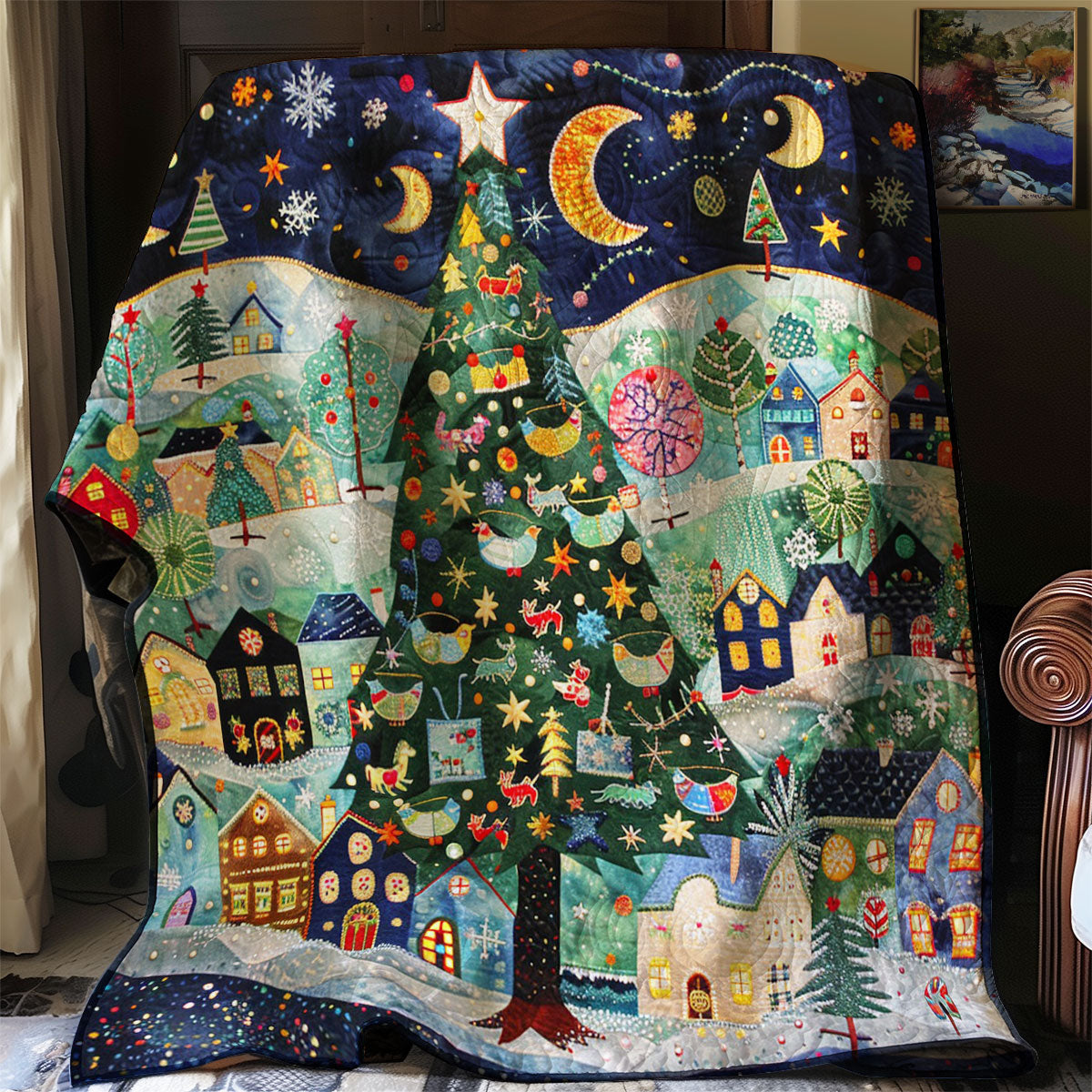 Night On Christmas WM1308020CL Quilt