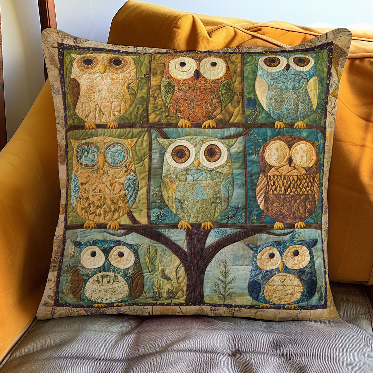 Night Owl WN0308053CL Quilt Pillow Case