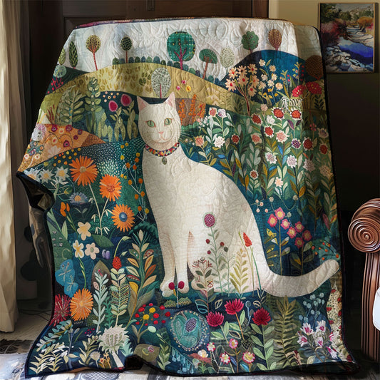 Nobility White Cat WM1908005CL Quilt