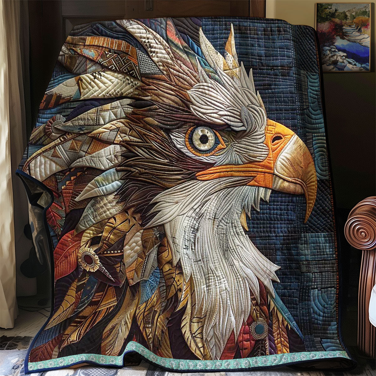 Noble Bald Eagle WN0509024CL Quilt