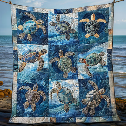 Ocean Turtles SR1008019CL Quilt