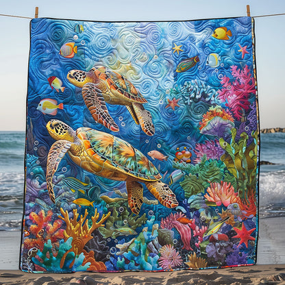 Ocean Turtles SR2008053CL Quilt