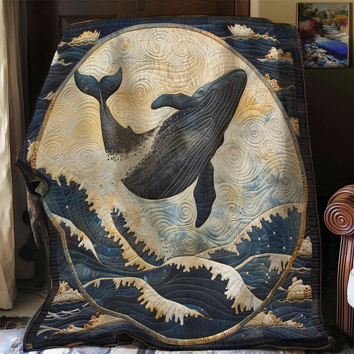 Ocean Whale SR1408007CL Quilt