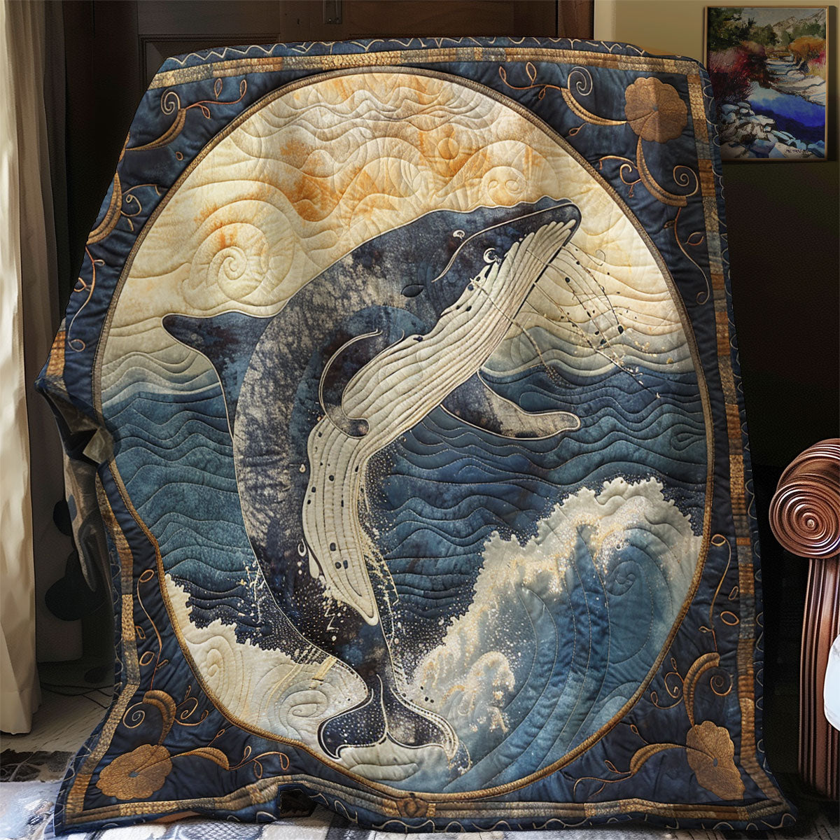 Ocean Whale SR1408008CL Quilt