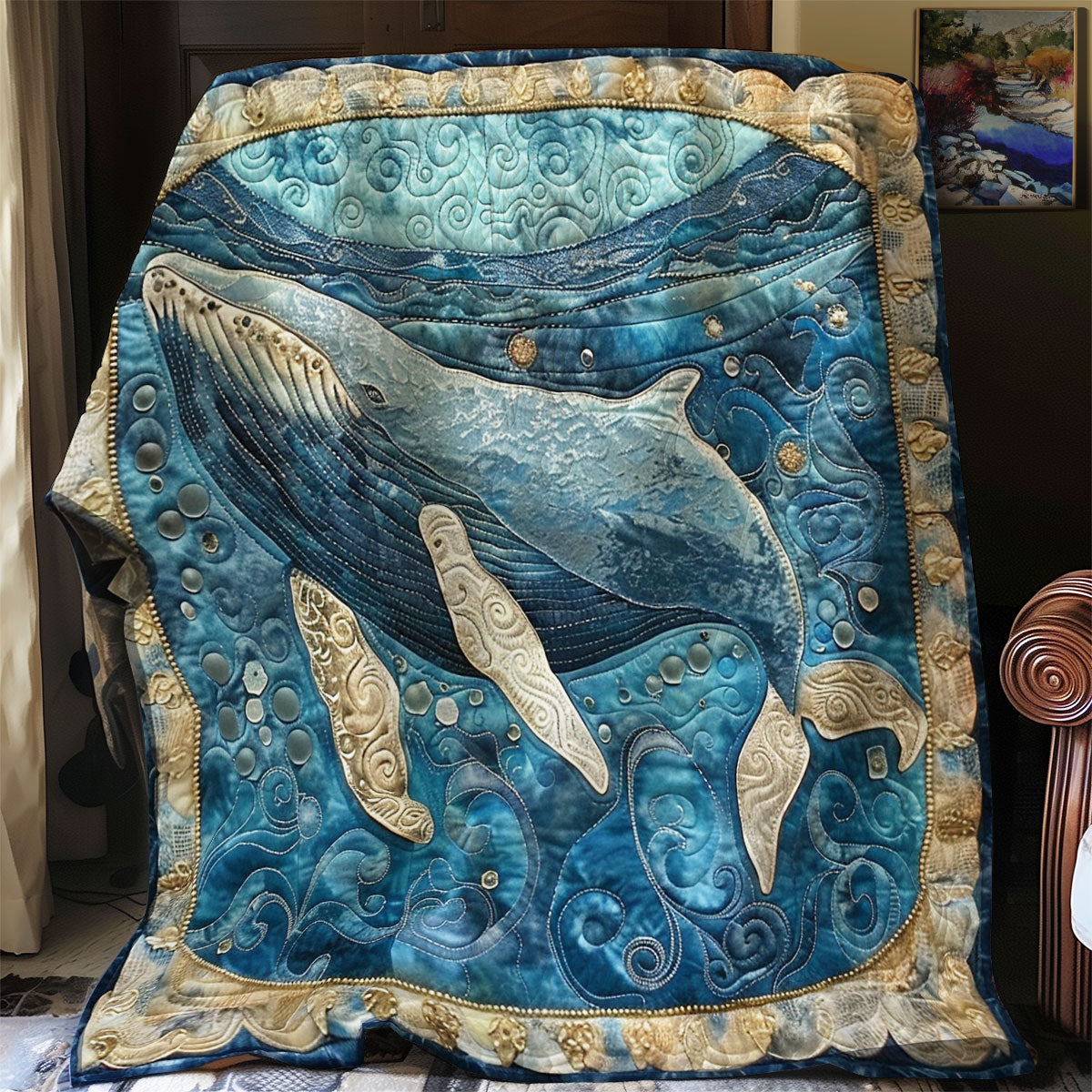 Ocean Whale SR1408035CL Quilt