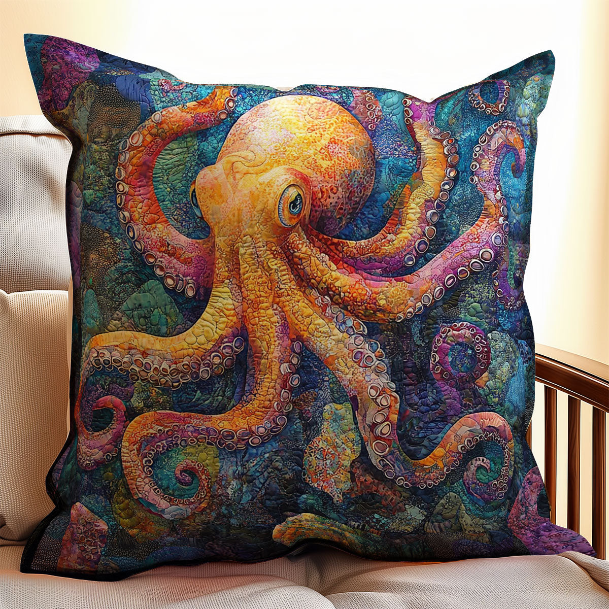 Octopus WM0608140CL Quilt Pillow Case