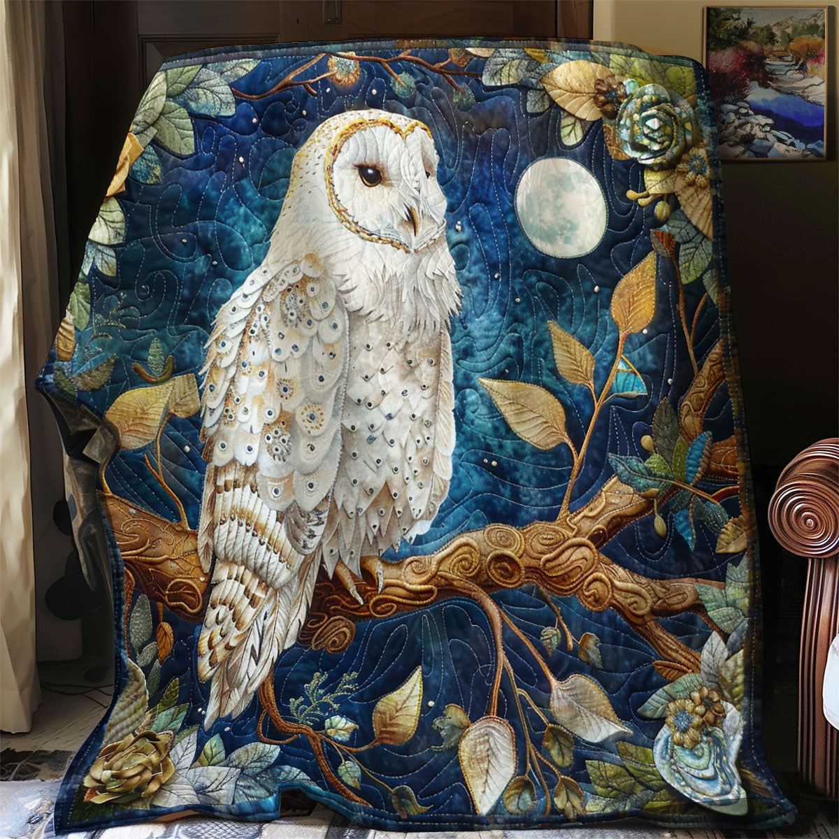 Owl In The Night SR1008015CL Quilt