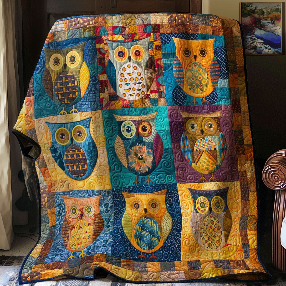 Owl Nest WN0908001CL Quilt