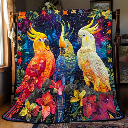 Parrots' Flower Wonderland WN2408089CL Quilt