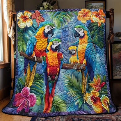 Parrots' Garden Delight WN2408076CL Quilt