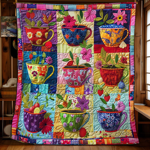 Patchwork Teapot SR2608016CL Quilt