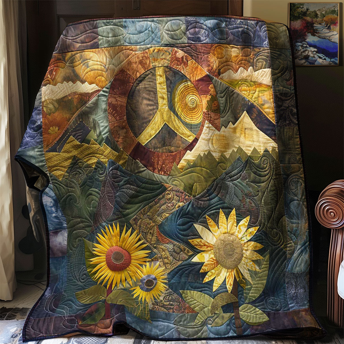 Peace Harmony Throw WN1008042CL Quilt