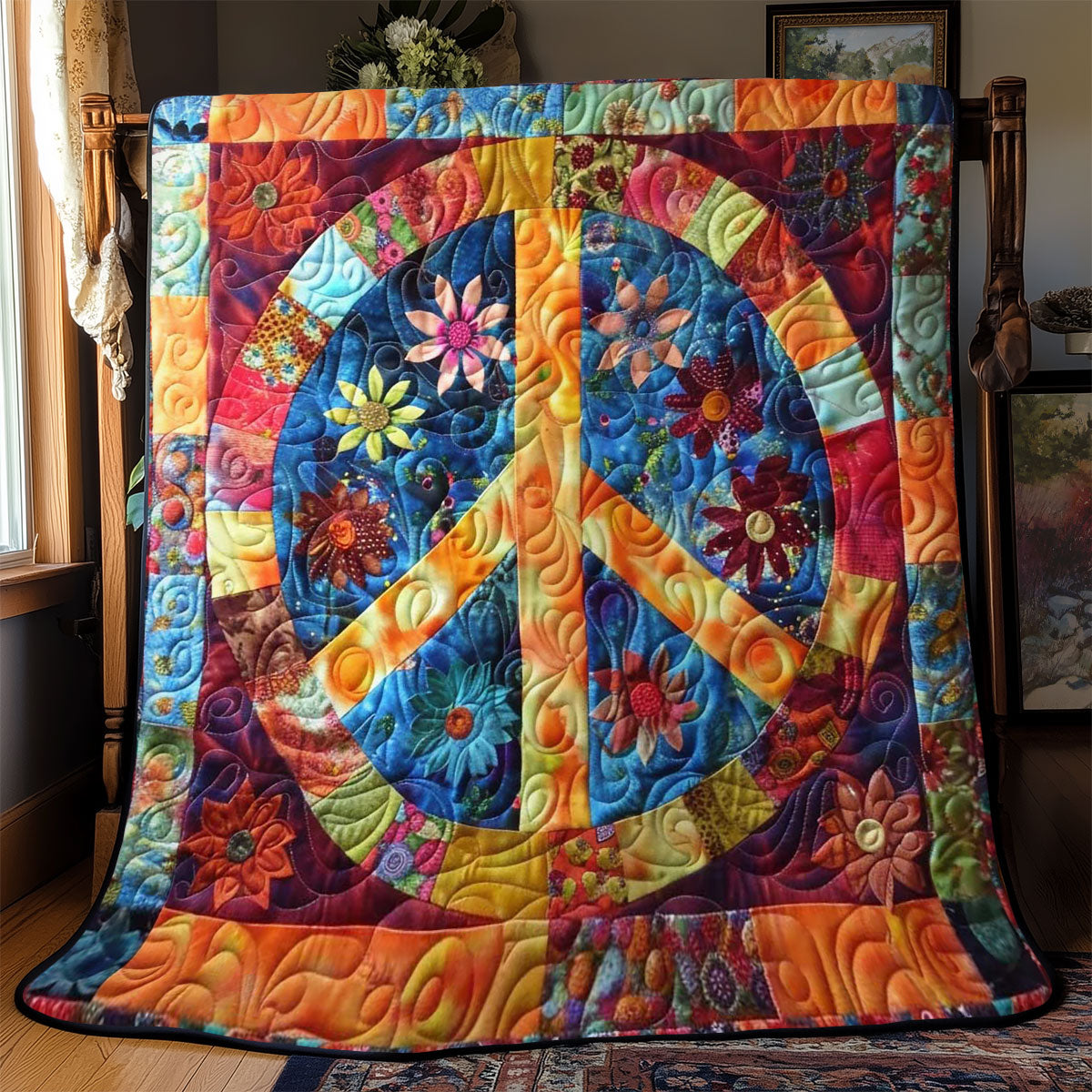 Peaceful Blossoms WN2108037CL Quilt