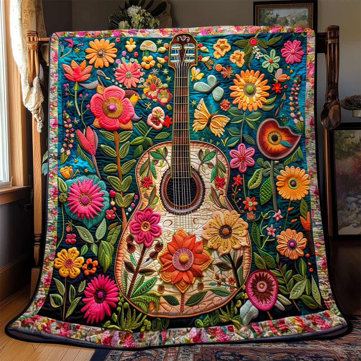 Peaceful Flower Chords WN2208135CL Quilt