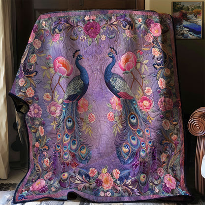 Peafowl Blossom WN1608044CL Quilt