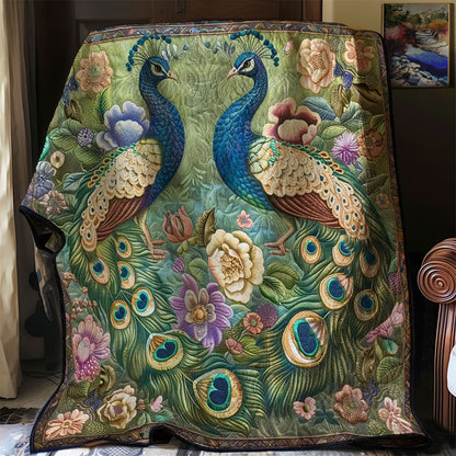 Peafowl Paradise WN1608042CL Quilt