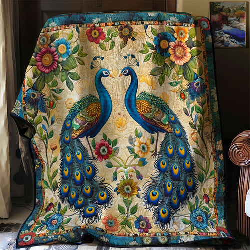 Peafowl's Garden Splendor WN1608032CL Quilt