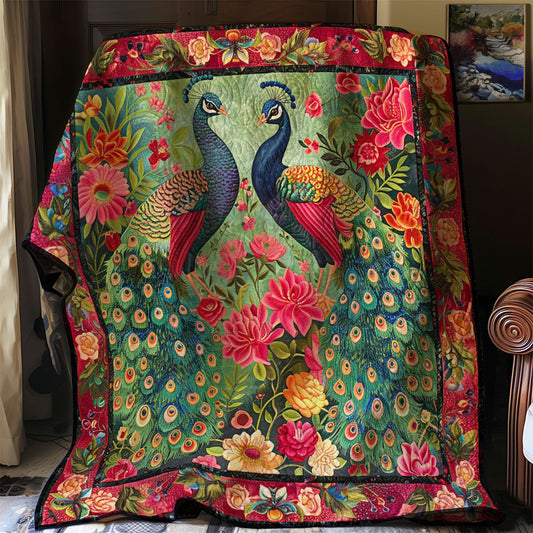 Peafowl's Garden of Colors WN1608039CL Quilt