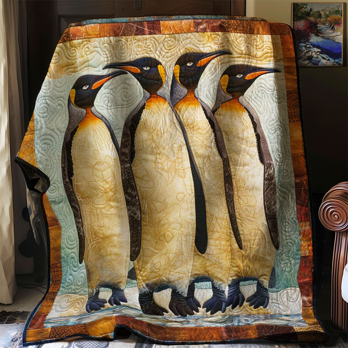 Penguin's Arctic Adventure WN1608020CL Quilt