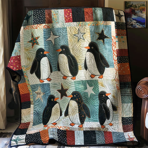 Penguin's Frozen Fun WN1608026CL Quilt