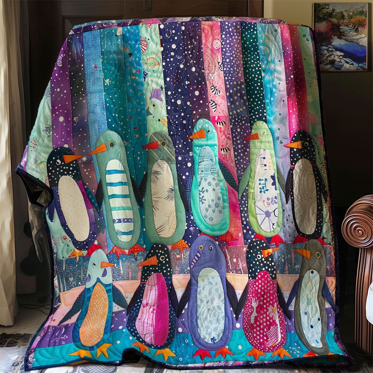 Penguin's Glacier Glide WN1608029CL Quilt