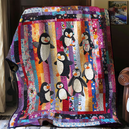 Penguin's Ice Skating WN1608027CL Quilt