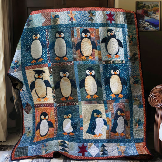 Penguin's Icy Escape WN1608023CL Quilt