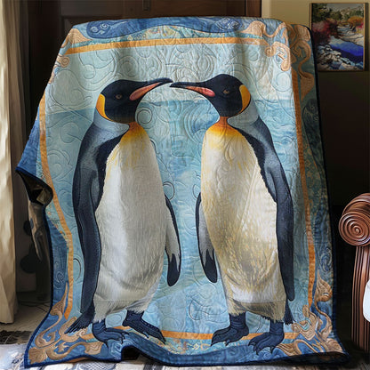 Penguin's Winter Wonderland WN1608017CL Quilt