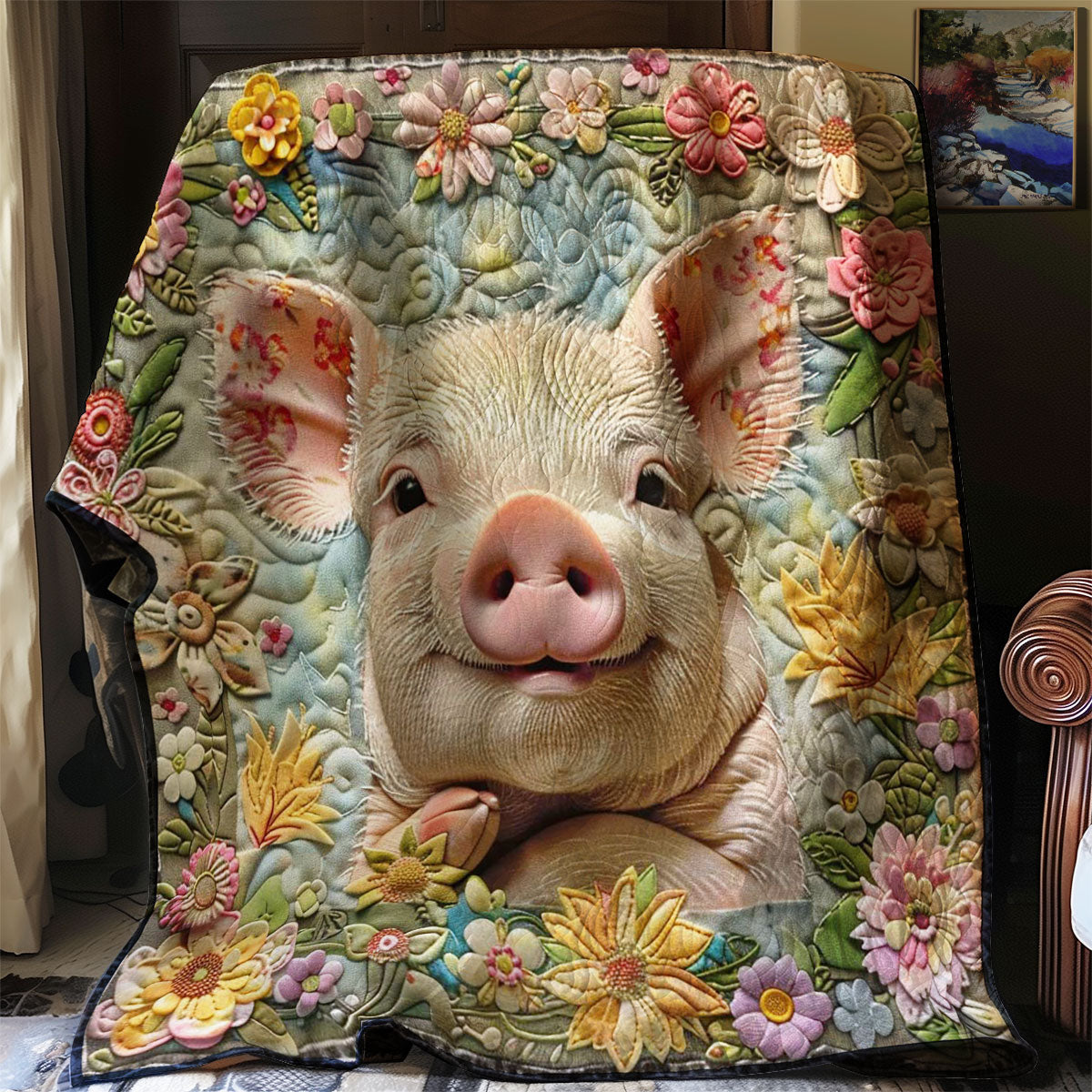 Piglet Paradise WN1908046CL Quilt