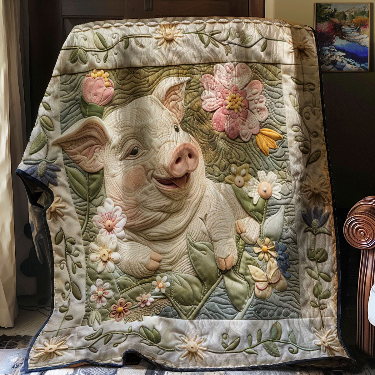 Piglet's Sweet Dreams WN1908047CL Quilt