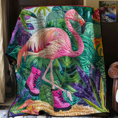 Pink Flamingo WM2308064CL Quilt