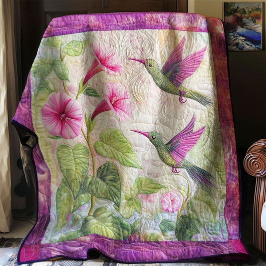 Pinky Hummingbirds WM0208035CL Quilt