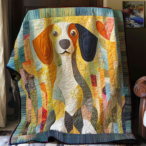 Playful Beagle WN0508041CL Quilt