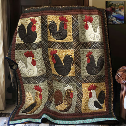 Playful Chickens WN0509049CL Quilt