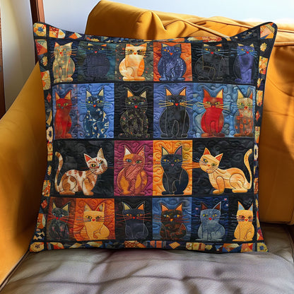 Playful Kittens WN3007081CL Quilt Pillow Case